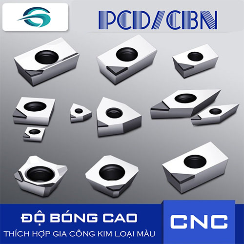 Chip PCD - mảnh dao - Dụng Cụ Cắt Gọt Vân Tập - Công Ty TNHH XNK Công Nghiệp Vân Tập (Việt Nam)